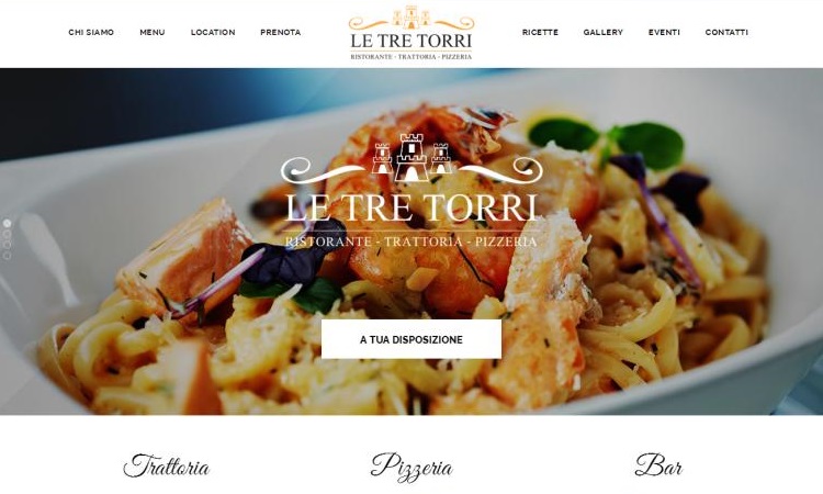 OurWeb Web Agency - Le Tre Torri Ristorante