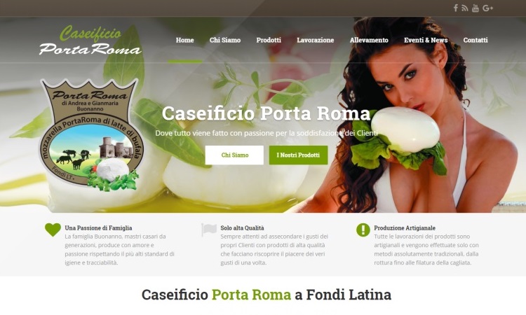 OurWeb Web Agency - Caseificio Porta Roma