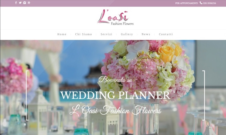 OurWeb Web Agency L'Oasi Fashion Flowers