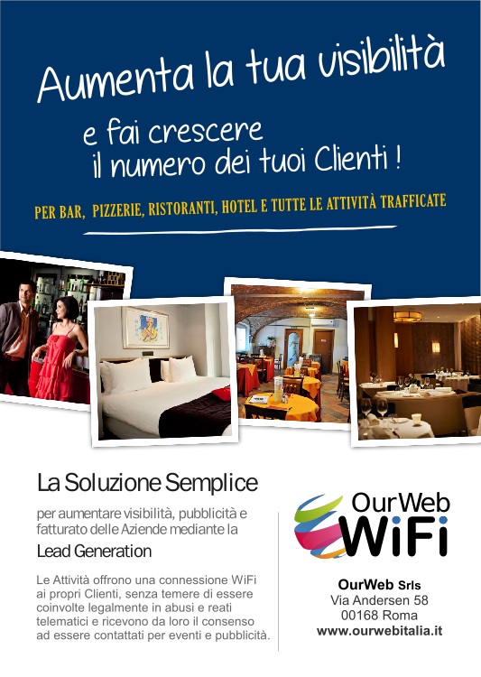 Ourweb Web Agency Volantino WiFi